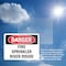 Signmission Fire Sprinkler Riser Inside Danger Sign, Vinyl Decal, 10in W x 7in L, 2PK OS-2PACK-DS-D-710-L-2374 - alternate 6